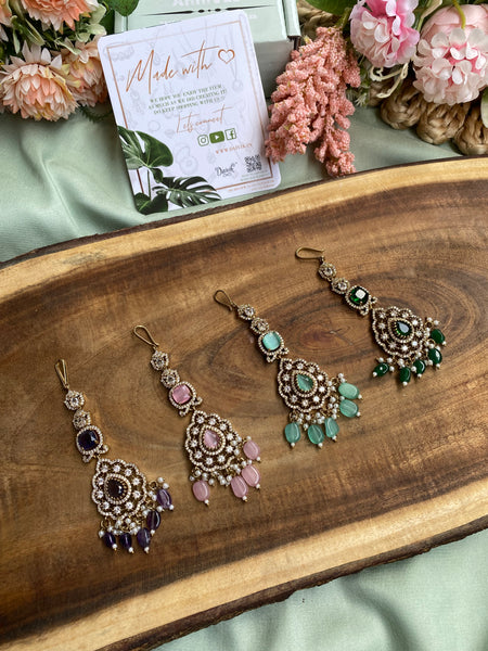 Simple AD Flower Teeka in 4 Colors (Price for Each)