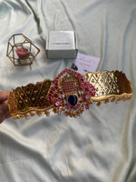 Silver Replica Balaji Hipbelt