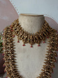 Antique Lakhsmi Short and Long Necklace with Jhumkas (Prices for Short, Long and Combo)