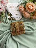 Temple Lakshmi Bridal Bangles Combo (Price for Both Hands)
