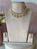 AD Multi Pendant Necklace with Earrings