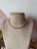 Simple Floral AD Necklace with Earrings