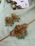 Lakshmi Strawberry Beads Choker with Earrings