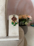 Kemp pastel Beads Necklace with Earrings