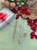 Valentine Combo - 4 ( Pendant Set with Bracelet )