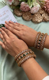 AD Green Bangle Combo (Price for Both Hands)