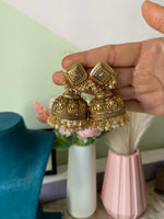 Non-Idol Gold Polish Earrings