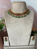 Kemp pastel Beads Necklace with Earrings