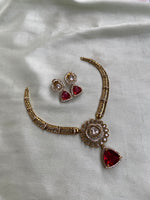 Manasilaayo Manju Warrier Inspired Hasli Necklace set