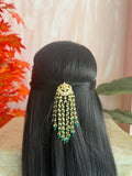 Kundan Layered Pearl Premium Hair Pin/Chotti