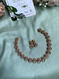 Simple AD Flower Necklace with Earrings