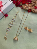 Valentine Combo - 2 ( Pendant Set with Bracelet )