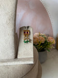 Kemp pastel Beads Necklace with Earrings