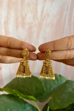 Heritage Gopuram Lakshmi Temple Jhumkas