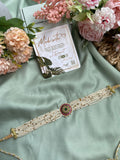 Kemp Ruby Green White Pearl Choker