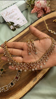 AD Star Necklace with Earrings