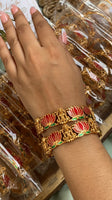 Lakshmi Lotus Bangles (Price for a Pair)