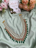 Kemp Pearl Ruby Green Necklace