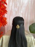 Floral Antique Ruby Green Jada Billai / Choti / Hair Accessory