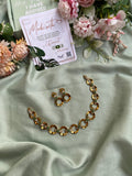 Gold Look alike Circle Necklace Set ( Price for Each )
