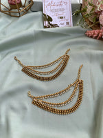Premium Antique Golden Beads Mattals in Two Variants (Price for a Pair)