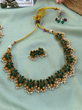Lotus Pearl Necklace with Studs (Price for Each)