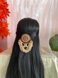 Cluster Pearl Hanging Kemp Floral Jada Billai / Hair Accessories/ Choti