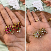 Floral Kemp Jadau Bugadi (Price for Each Pair)
