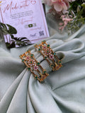 Kid's Floral Green Bangle Combo