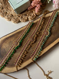 Antique Ruby Green Hipchain in 3 Styles (Price for Each)
