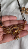 Elephant AD Mangalsutra with Earrings