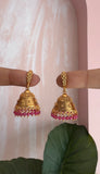 Antique Mesh Hook Jhumkas in 3 Colours ( Price for Each )