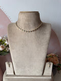 Simple AD Necklace with Earrings