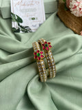 Heavy Pure Kemp Brass White Kada