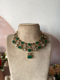 Premium Moissanite AD Necklace with Earrings