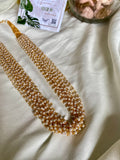 Cluster of White Pearl Long Chain