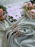 AD Pearl Flower Bangles