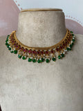 Kemp pastel Beads Necklace with Earrings