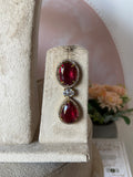 AD Pendant Droplet Necklace with Earrings in 2 Colors (Price for Each)