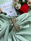 Diamond look alike Classic Bangle Combo (Price for Both Hands)