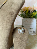 Simple Pearl AD Pendant set with Chain