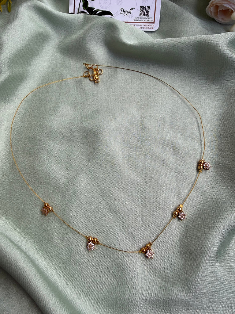 Floral Simple Invisible chain – Daivik.in