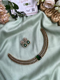 Trisha Mam Inspired AD Necklace with Earrings in Two Colors (Price for Each)