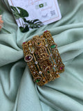 Lakshmi Ruby Green Bangles (Price for both Hands)
