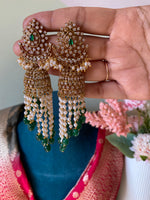 Premium AD layered Droplet Earrings