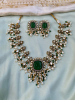 Victorian Pearl Necklace with studs