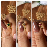 AD Flower Nosepin in 3 Colors (Price for Each)