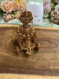 Antique Lakshmi Chariot Kumkum Box