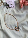 Xuping Multi Color Pendant Chain