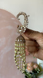 Victorian Peacock Jhumkas with Earcuff